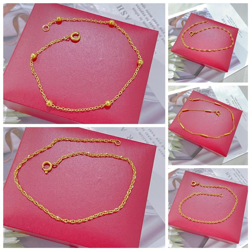 Lắc chân titan trơn nhiều mẫu