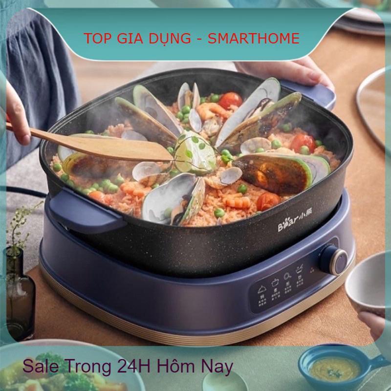 Nồi Lẩu Nướng Điện Bear DHG-C60D1 6L Chống Dính Tháo Rời - Bảo Hành 12 Tháng - Nướng Thịt, Không Khói 4
