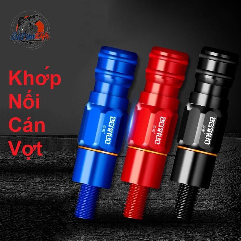  Đầu Nối Cán Vợt Tốc Độ Bennuo Khớp Nối Vợt Cá Mở Rộng Gắn và Gỡ Mặt Vợt Nhanh Chóng Chất Liệu Hợp Kim Cao Cấp Fishing Bắt Cá 