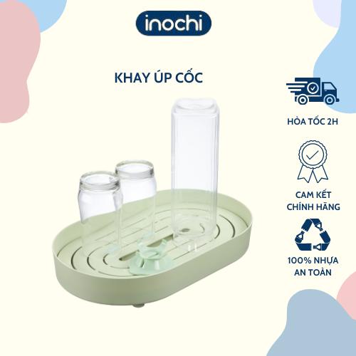  Khay úp cốc oval Sano - Dùng để úp ly chén - Chính hãng inochi - tiêu chuẩn nhật bản 