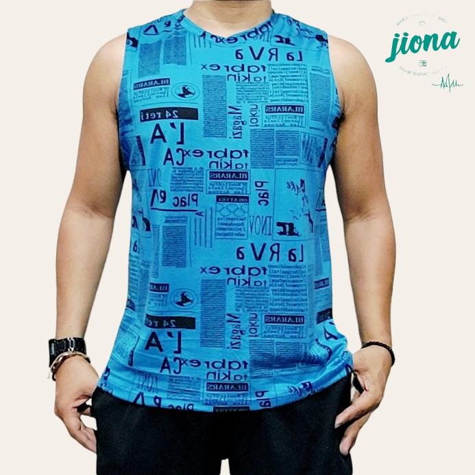Product Introduction of Men'S Sleeveless T-Shirt Vest Magazine Print Edition, Fashionable, Loose, Daily Street Vest Top 19