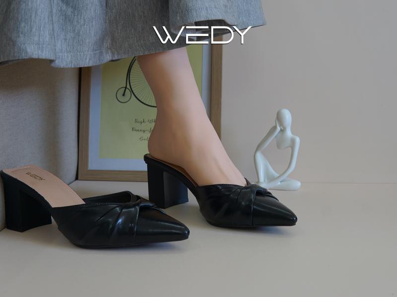 Product Introduction of [Hình thật]Dép nữ đế cao tôn dáng, Dép sục cao gót 7 phân dép nữ hottrend 2023 WD2316 Shoes GiàY DéP đế Cao Su Len 5