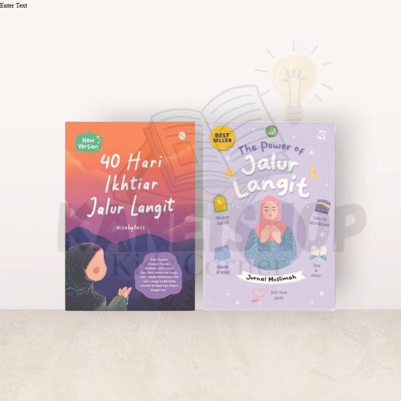 Paket 2 Buku 40 Hari Ikhtiar Jalur Langit - The Power Of Jalur Langit ( Isi 2 Buku ) 0
