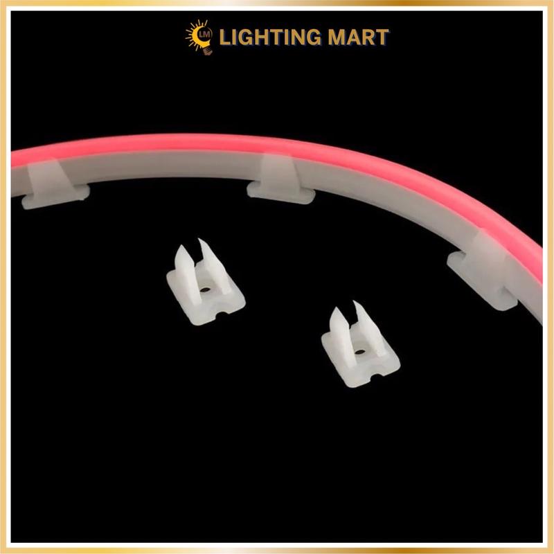 Combo 10 kẹp định hình dây Led Neon trang trí, giúp cố định dây led tạo thẩm mỹ khi tạo hình uốn chữ