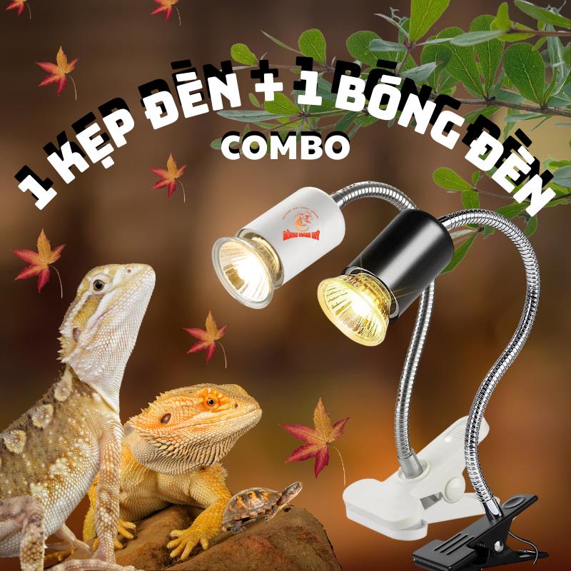  COMBO: 1 KẸP ĐÈN + 1 BÓNG ĐÈN SƯỞI 3.0. Sưởi ấm Pet Rùa Chó con Mèo con Chim Vẹt Bò sát gà... 