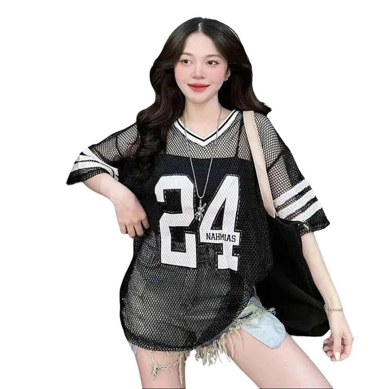 (Tặng Áo Quây ) Áo Lưới Thể Thao Số 24, Áo Lưới Hot Hit Năng Động Mùa Hè 26 Top  Tập Thể Dục Tập thể dục Sport