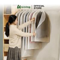 Gambar U-Living Bundle 5pcs Cover Baju Gantung Dengan Zipper Samping Jas Suit Cover Tebal Dustproff CB006 - 5pc Side ZIP-60*80 dari U-Living Official Store Kota Bekasi 1 Tokopedia