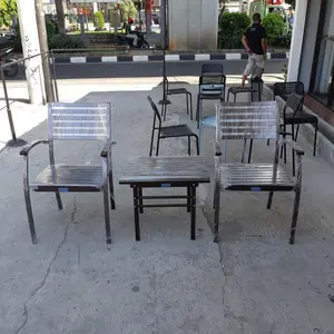 Kursi teras/kursi taman/kursi minimalis besi /kursi besi - pasang sendiri