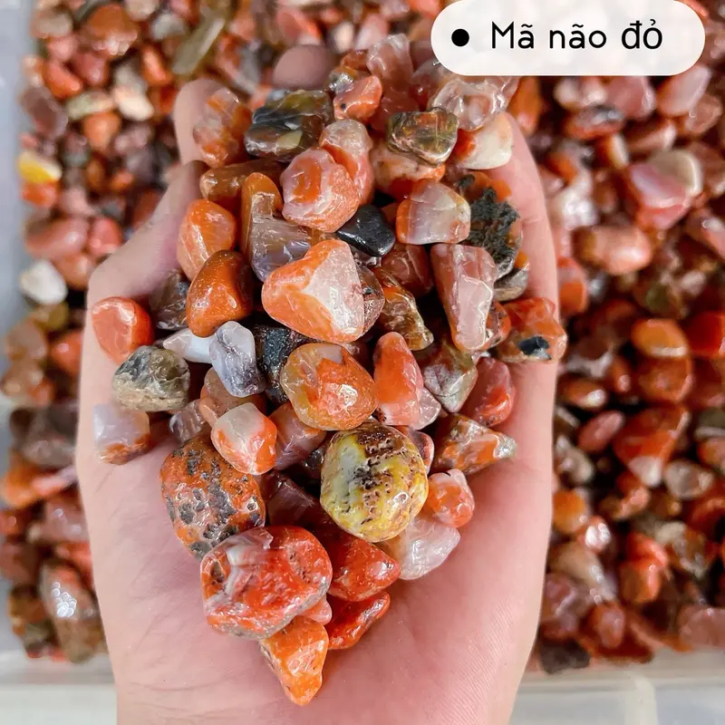100gram Vụn Đá Ngũ Sắc Trang Trí Nhà Cửa Phong Thuỷ 7
