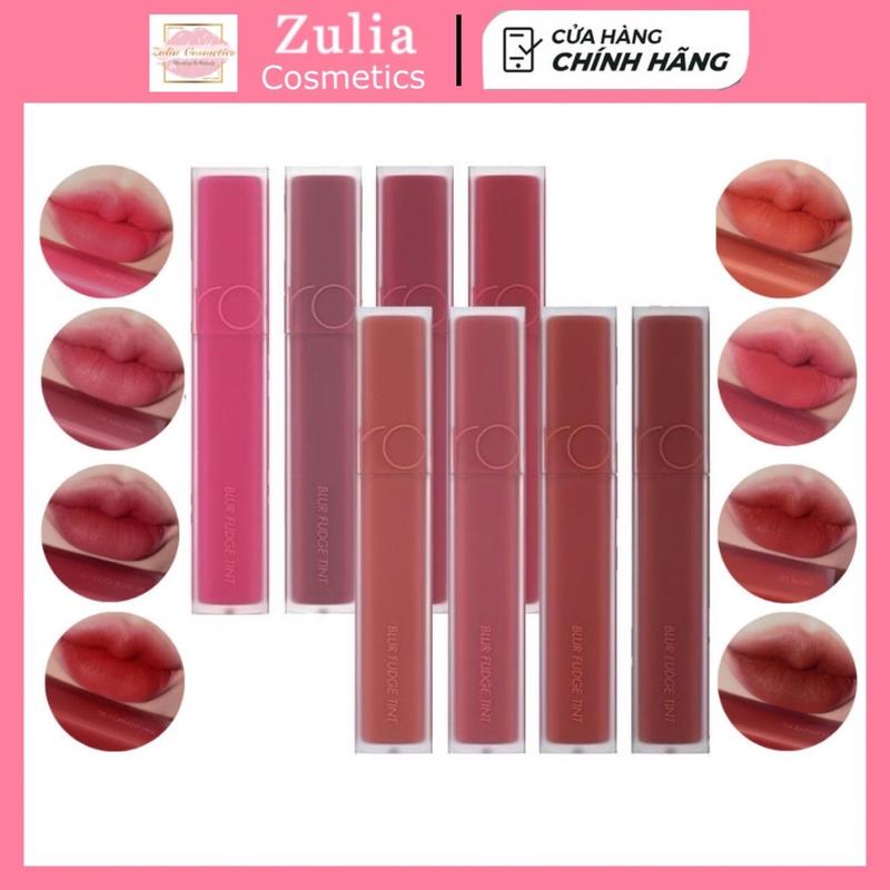 ￼(Màu 1-16) Son Kem Nhung Romand Blur Fudge Tint 5g Hàn Quốc