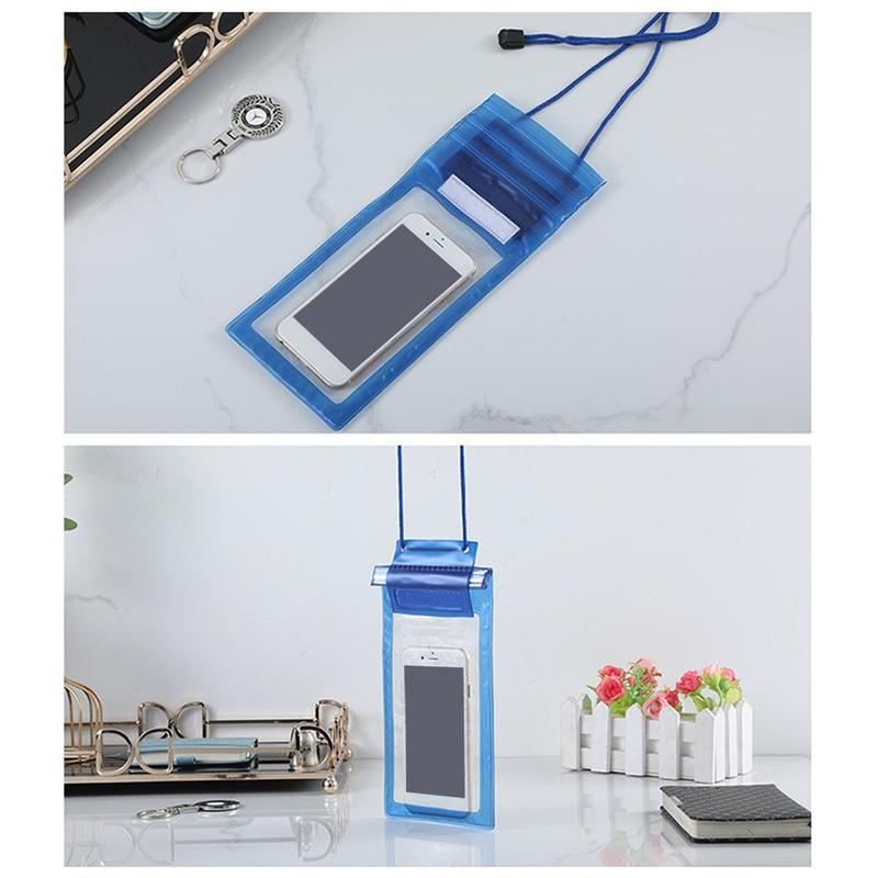 Product Introduction of Transparent Dustproof And Waterproof Bag For Mobile Phones, Touch Screen Swimming And Diving J3F2 31