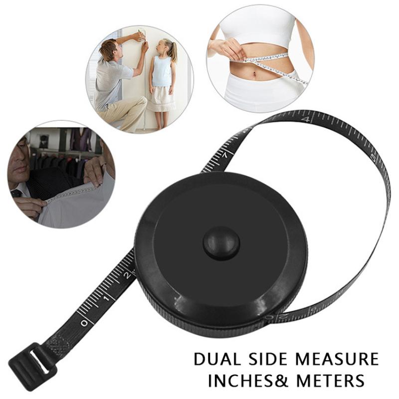 Product Introduction of Thước Dây Có Thể Thu Vào Kích Thước Nhỏ Màu Đen Và Trắng, Dụng Cụ Đo Vải, Thích Hợp Cho May Vá, Thiết Kế Và Tự Làm, Khóa Tự Động, Cầm Tay, Nhẹ, Thích Hợp Làm Quà Tặng Cho Những Tình Nhân Thích Thủ Công 6
