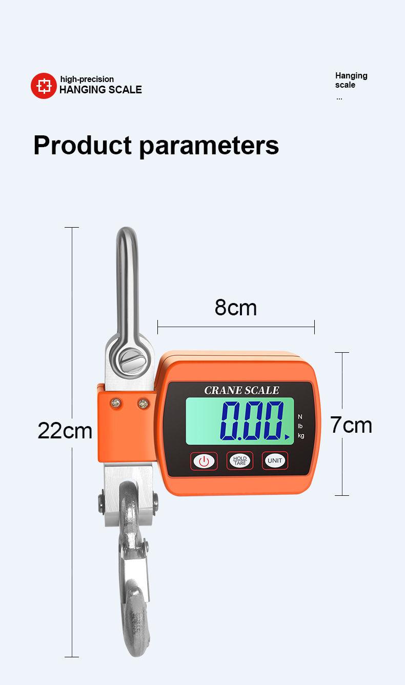 Product Introduction of Cân Treo Nhỏ Cầm Tay, Sử Dụng Tại Nhà, Độ Chính Xác Cao, Thích Hợp Để Nặng Lợn Và Bò, Có Sẵn Trong 300kg Và 500kg, 1 Tấn Và 1,5 Tấn, Năm 2025 16