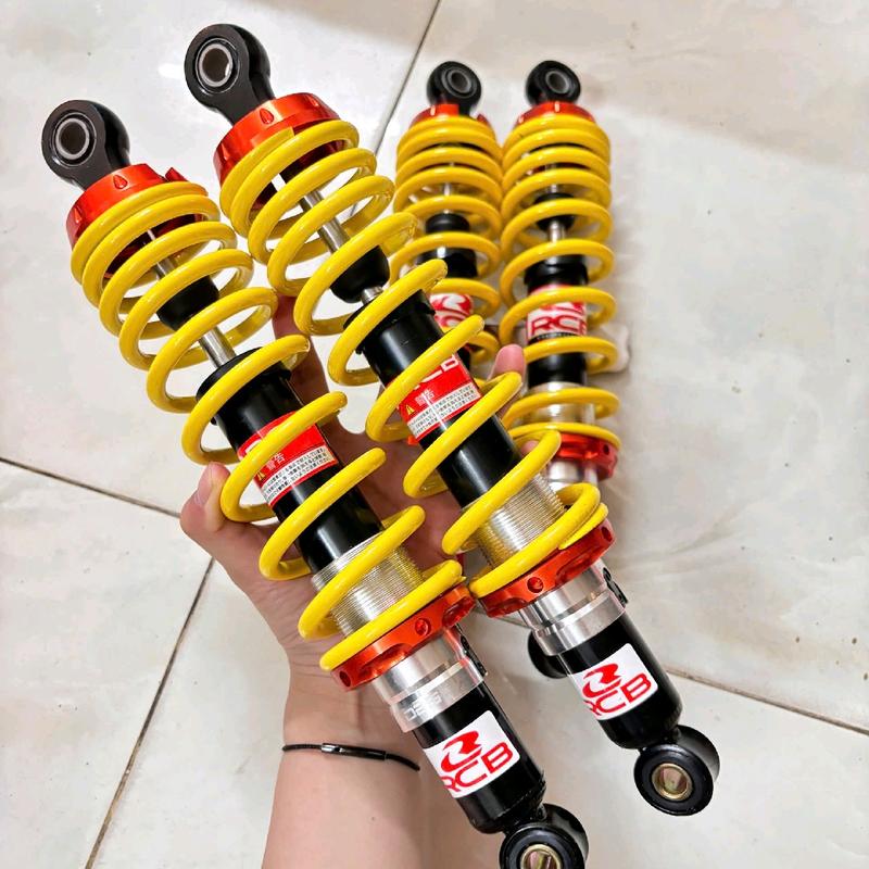 Phuộc sau R.CB 2 chén cam gắn Dream Wave Elegant Galaxy Future led Axelo Cub Sirius Taurus Jupiter MX Fi xe điện CapA Pega...