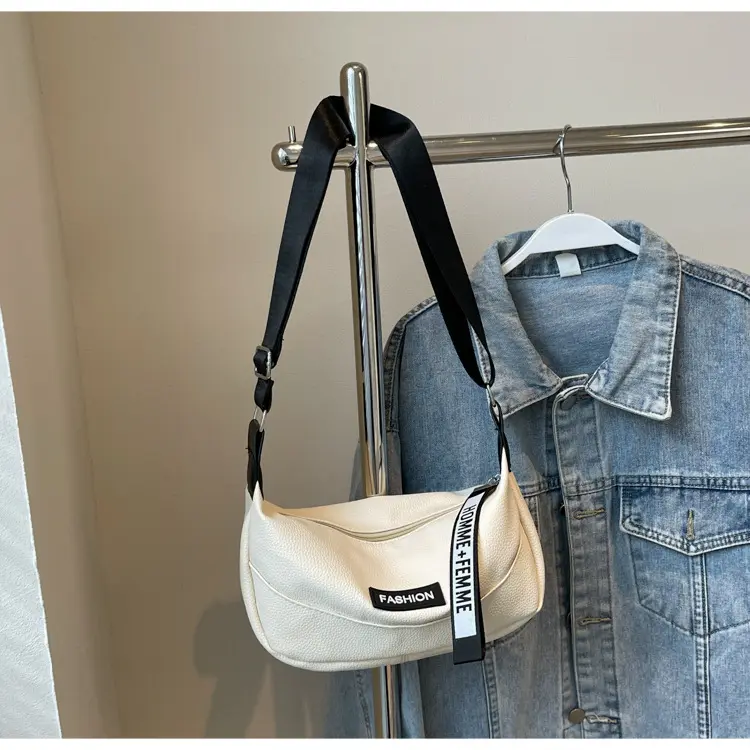 Túi Tote Thường Ngày Thời Trang, Túi Đeo Chéo, Đeo Một Bên Vai, Thiết Kế Bánh Bao, Dành Cho Nam Và Nữ, Màu Trơn Thiết Kế Đơn Giản, Mới Cho Năm 2024 Bag Đeo Vai 6