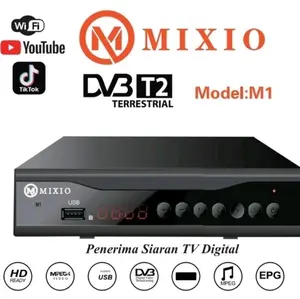 STB MIXIO M1 BISA 3 TV RESOLUSI 4K YOUTUBE TIKTOK PAKET LENGKAP SUDAH SETING PROGRAM