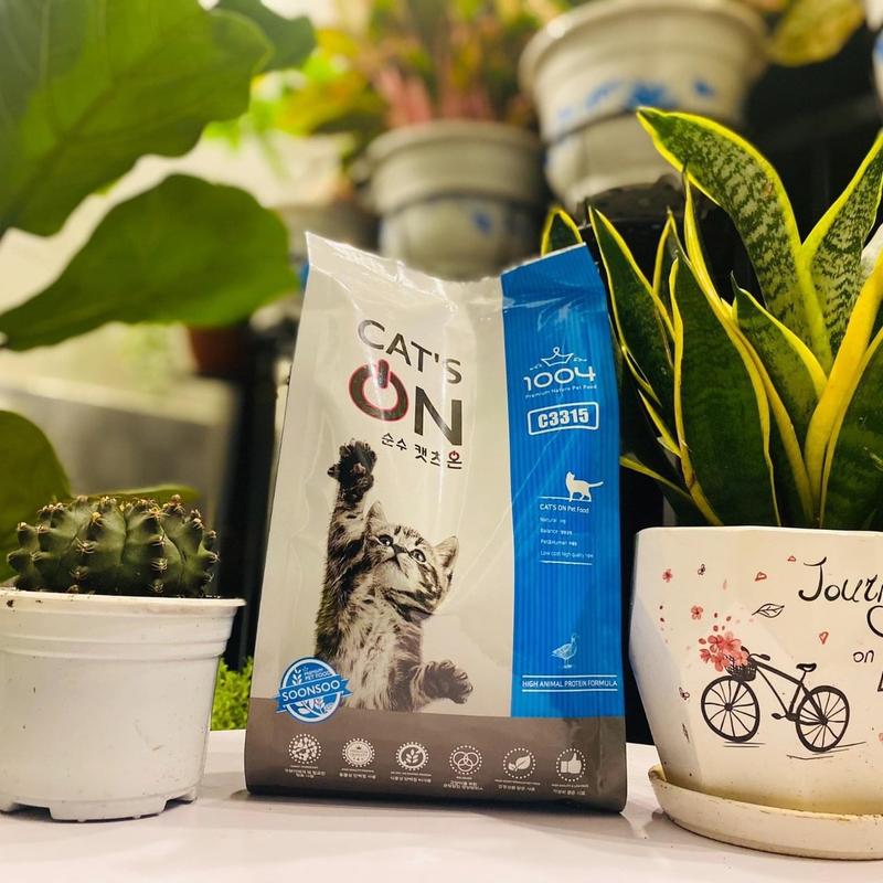  Hạt thức ăn mèo Cat's ON 1kg - Hạt khô Cat On nhập Hàn Quốc chính hãng 