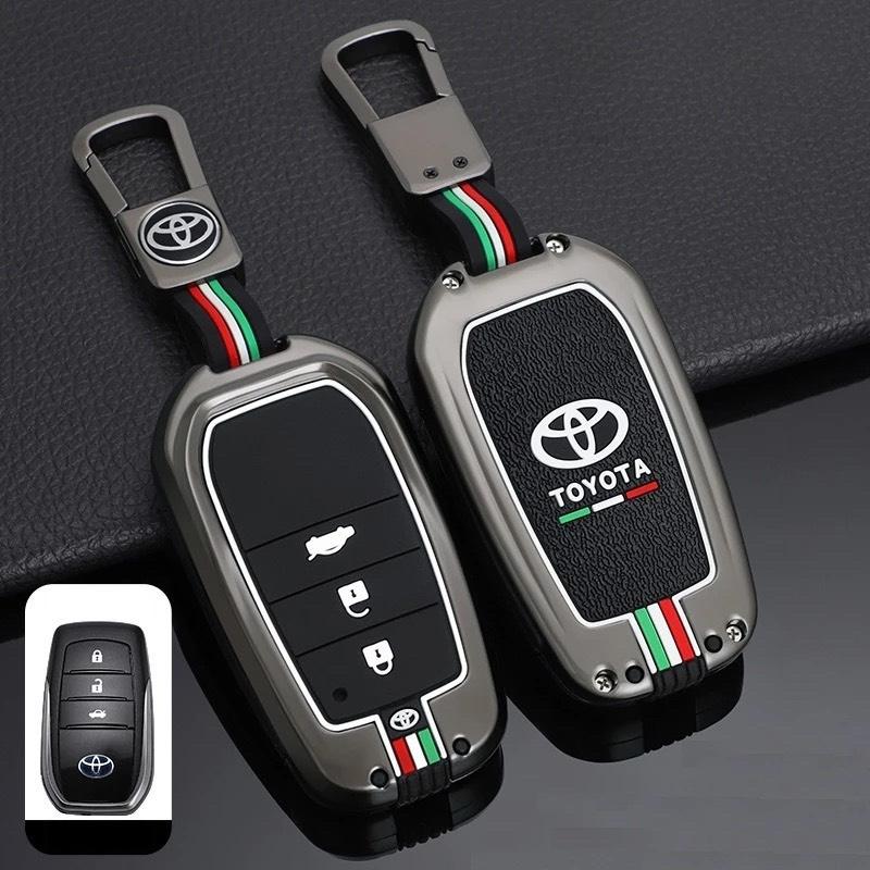 Ốp chìa khóa xe Fortuner Camry Innova Cross  Prado Hilux Cruiser Bọc chìa khóa xe Toyota Bản Sport Móc Khóa Móc Khoá