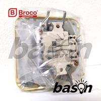 Gambar BROCO Galleo Gold / Emas G162 | Saklar 2 Gang 1 Way Switch dari Bason Kota Administrasi Jakarta Utara 2 Tokopedia