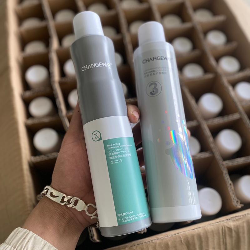 Bọt mềm giữ nếp tóc xoăn CHANGE WAY,Mẫu mới  Mousse mềm vuốt tóc PUREYES, gel mềm, xả khô tạo kiểu, không bết dính