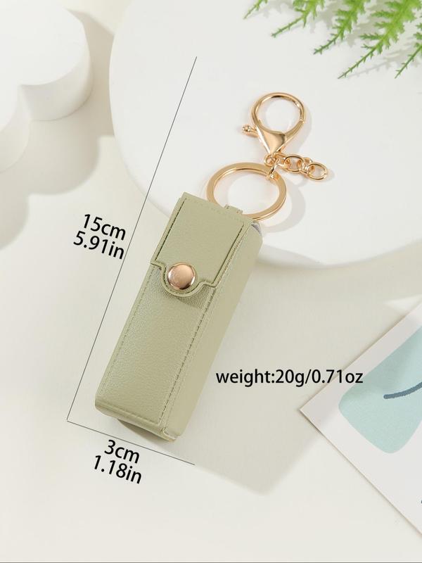 Solid Color Mini Bag Charm with Keychain for Women & Men, Casual and Versatile Bag Charm for Daily Use, Perfect Bag Decoration 4