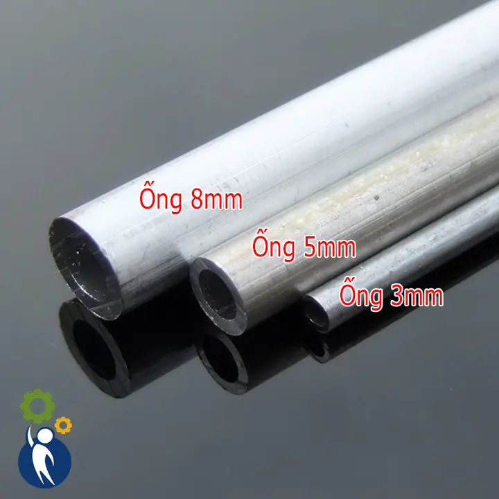 Ống Nhôm 3mm Lỗ 2mm Dài 20cm 2