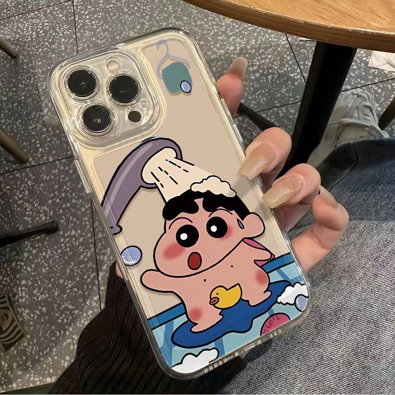 Product Introduction of Bath Xiaoxin Apple 15promax/14/13/12 Space Shell Personality Creative Fashion Iphonexs Phone Case Apple Phone Case Ultra-Thin Transparent Protective Skin Shell 4