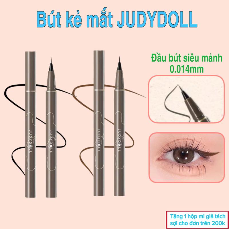 JUDYDOLL Bút kẻ mắt nước Siêu mảnh Slim liquid eyeliner Chống nước Lâu trôi…