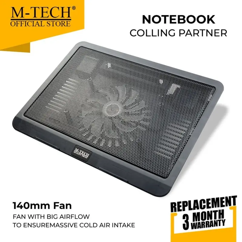 Cooling Pad M-Tech CP 01 Coller Pad Pendingin Notebook 2