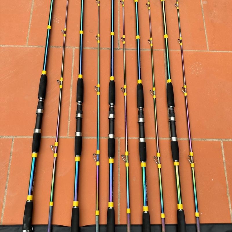  Cần câu 2 khúc rỗng câu bạo lực dragonnn size 1m8-3m Bắt Cá Fishing Carbon Lure 