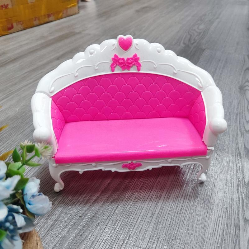ghế sofa cổ điển dễ lắp đồ chơi nội thất nhà búp bê Toy 3