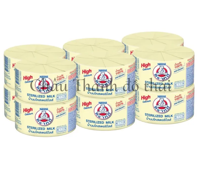 Lốc 12 Hộp Sữa Gấu Nestle Lon lùn chính hãng - Sữa tươi ngon - Milk sữa  gấu sữa  gấu sữa  tươi sữa không đặc sữa  gấu milo sữa  gấu socola sữa  cho  người  tiểu  đường sữa  cafe nguyên sua  gau sua  tuoi 4