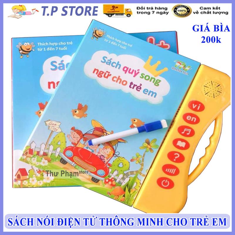 Mẫu Mới - Sách Nói Song Ngữ Anh Việt - Phiên Bản Đặc Biệt Cho Bé Từ 1 Tuổi Trở Lên - 500 Nội Dung Toán Học Câu Chuyện Đàn Piano Cho Trẻ Em
