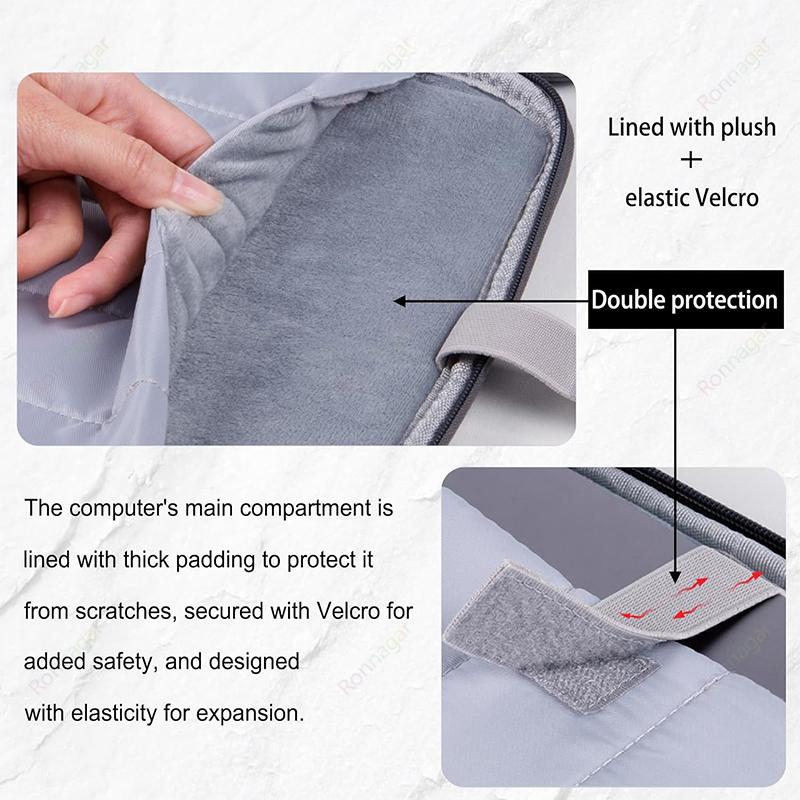 Product Introduction of Fashionable and Minimalist Laptop Protective Case Suitable for Tablets, High Aesthetic Storage Bag with Wear-resistant and Comfortable Protection for Storing Tablets 5