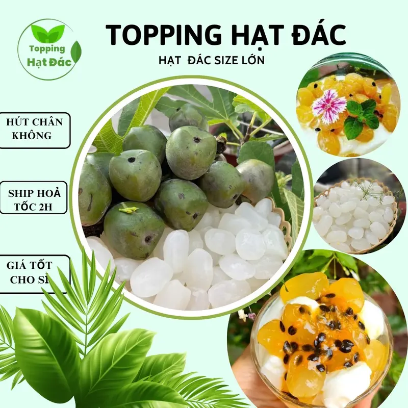 Hạt đác tươi size to combo 2kg chuẩn dẻo dùng nấu chè làm topping đồ uống tủ đựng chén không 0