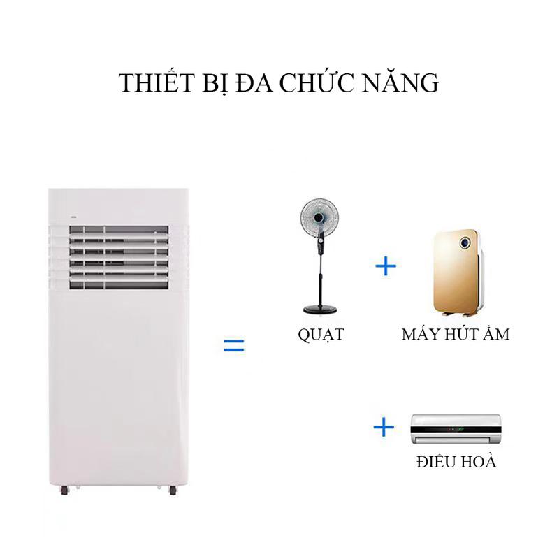 Điều hoà di động đa năng tích hợp đồng thời làm lạnh, quạt mát, hút ẩm, lọc không khí tới 60m2 không cần lắp đặt 9