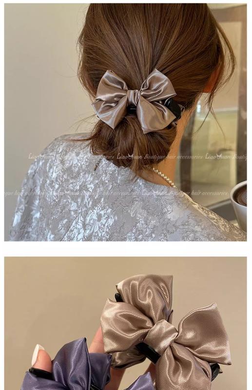 Product Introduction of French High-quality Ball Head Grip 2024 New Bow Hairpin Female Shark Head Clip Jewelry 14