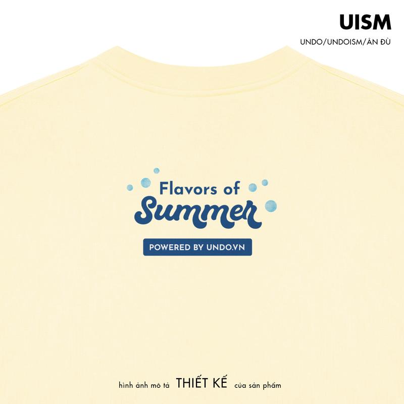 Áo Thun Unisex Undo Vitamin Sea Màu Kem Vàng 100% Standard Cotton - Flavors of Summer Collection 3