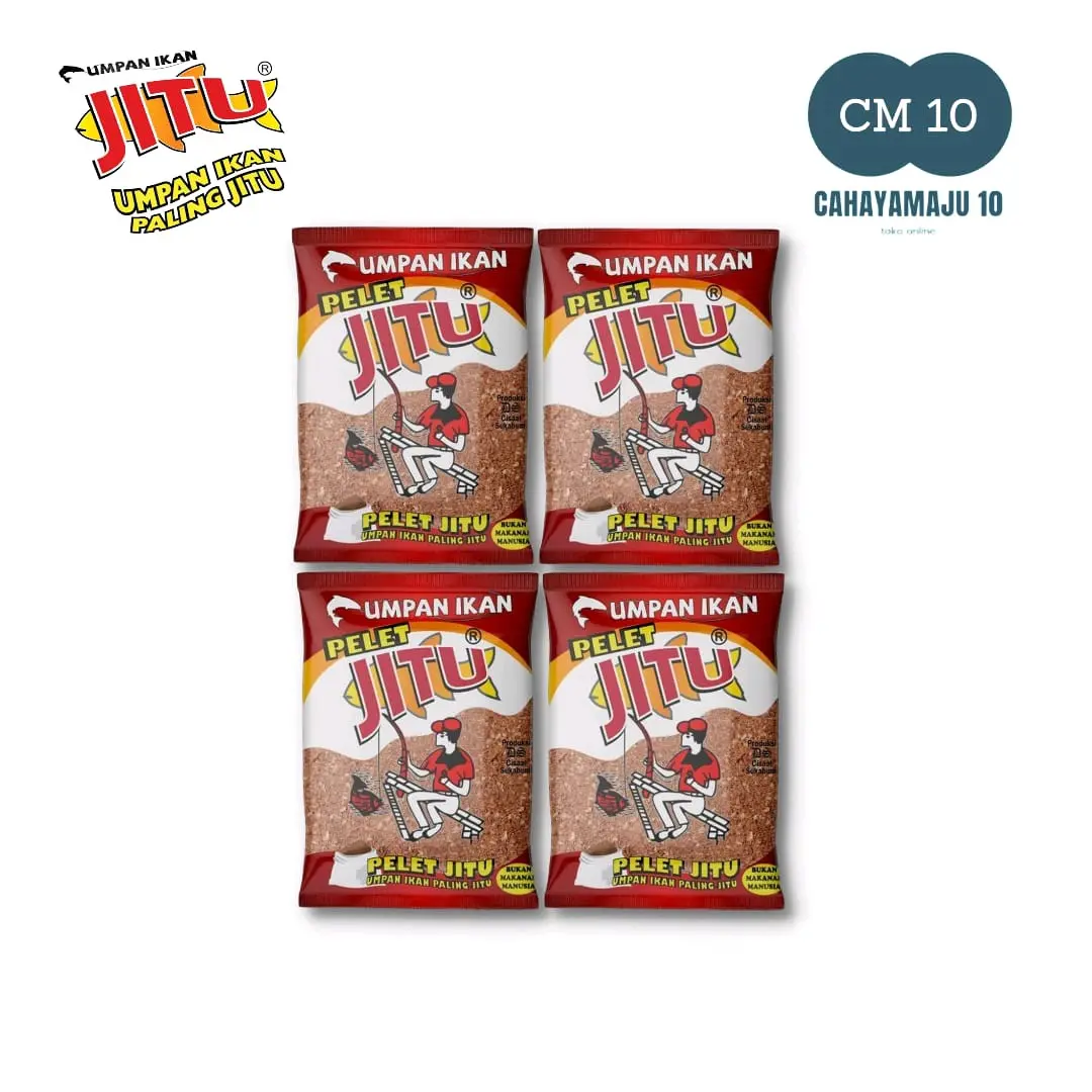 Umpan Mancing JITU Pelet Ikan - 1 Pak Pancing (20 Pcs)