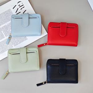 Beg Duit Wanita Wallets, Bahan PU, Dompet Kecil, Pelbagai Fungsi, Kad dan Syiling, Beg Selempang, Bergaya dan Padat