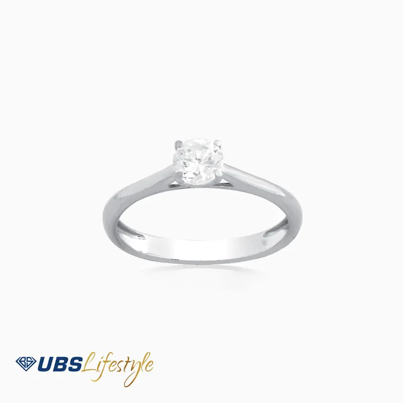 UBS Cincin Emas Solitaire - Cc14822w - 17k 2