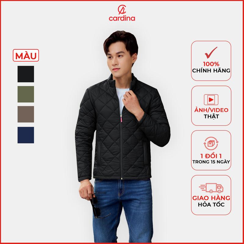 Áo khoác phao nam CARDINA trần trám cản gió giữ ấm phom cứng cáp mạnh mẽ nam tính 3PNM02 Menswear Jacket