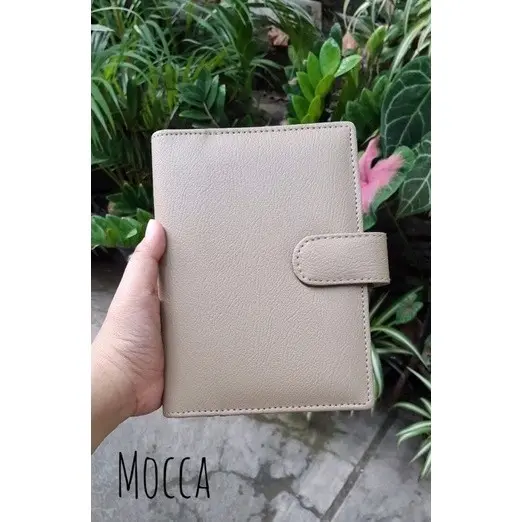 Binder A6 Ring 6 Financial Planner Budgeting Keuangan Loose Leaf Zipper Lock Sinking Funds Tantangan Target Menabung Catatan Keuangan Casflow 4