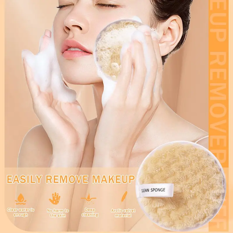Makeup Tool Set, 20pcs/set Versatile Soft Makeup Sponges & Powder Puffs & Makeup Brush & Face Wash Puff & Cleaner Mat & Headband, Great for Beginners 7