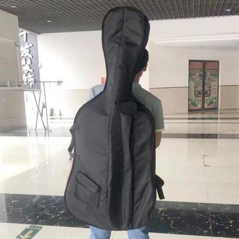 Cello Bag Anti Dust Multiple Pockets Thick Padding Portable Soft Cello Case for Travel Camping Stage Performance Outdoor Concert 6