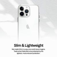 Gambar Case Compatible With iPhone 14 / 13 / 12 Protego Argentum Hybrid Slim Clear Casing - iPhone 13 Pro Max dari unomax Kota Bekasi 2 Tokopedia