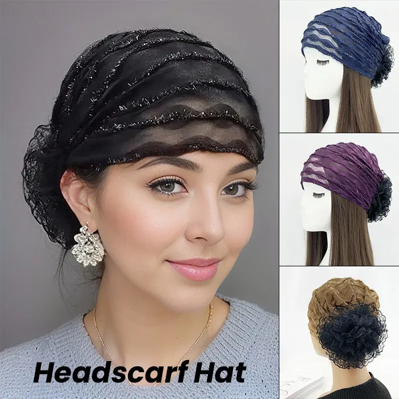 Breathable Hijab Summer HeadCover Instant Mesh Bonnet Women Elasticity Inner Cap Thin Muslim Hijab