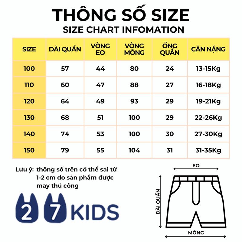 Quần jean dài bé trai 27Kids KACADY quần bò mềm lưng chun nam cho trẻ từ 4-12 tuổi BLJE4 6
