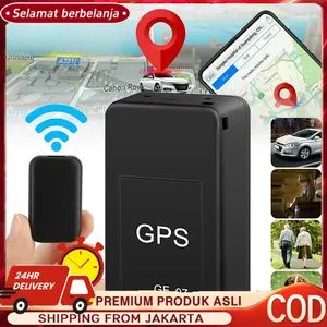 GPS Pelacak Anti Hilang GF07 Mini Perekam Lokasi Mobil Motor Operasi Jarak Jauh GPRS Ponsel Casing Hitam Ringan Mudah Dibawa