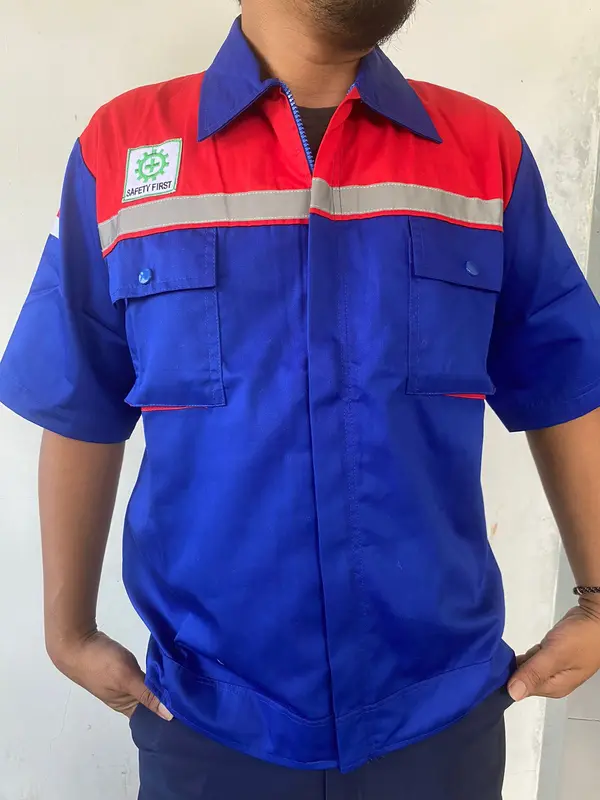 Wearpack Atasan Lengan Pendek Pria Safety 2